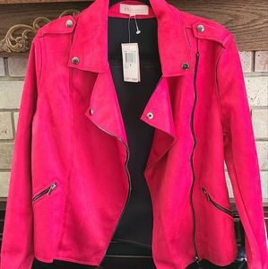 Philosophy red moto jacket sz. M